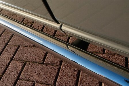 RVS Side-bar set Volkswagen Caddy Kort (&#039;21&gt;), WB 2755, hoogglans