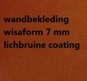 Wandbekleding links en/of rechts 7mm wisaform 