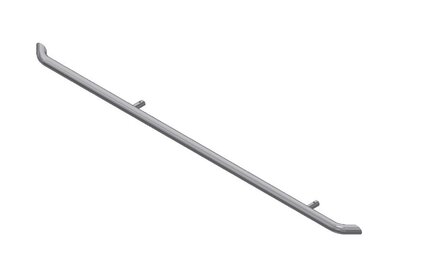 RVS Side-bar set Volkswagen Caddy L1 (&#039;04&gt;) WB 2682, geborsteld