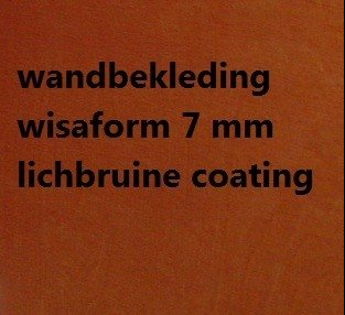 Wandbekleding links en/of rechts 7mm wisaform 