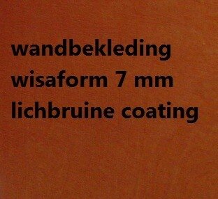 Wandbekleding links en/of rechts 7mm wisaform Ford Courier vanaf 2023