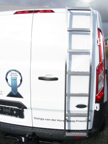 RVS Ladder Citroen Jumper ('06>), 180° deur, H2, montage rechts op rechterdeur