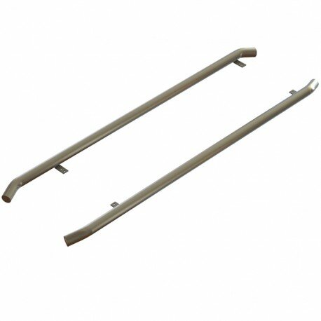 RVS Side-bar set Volkswagen Caddy Maxi ('21>), WB 2970, geborsteld 