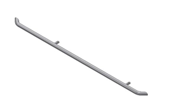 RVS Side-bar set Volkswagen Caddy L1 ('04>) WB 2682, geborsteld